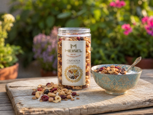 Granola pieczona z miodem